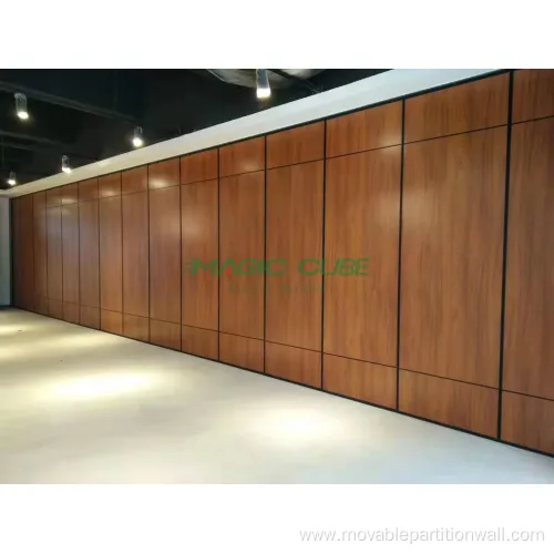 Anti-fire wooden acoustic partition movable walls